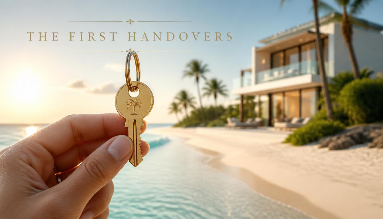 First Villa Handovers on Palm Jebel Ali